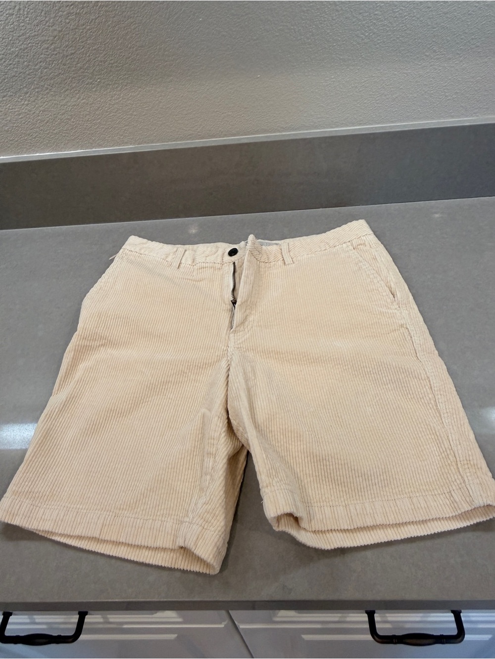 Quiksilver Men's Corduroy Shorts in Cream
